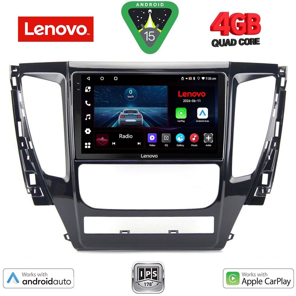 Βλησαρούλης Car Center - LENOVO LVE 8447A_CPAA (9inc) MULTIMEDIA TABLET for MITSUBISHI PAJERO mod. 2013-2020