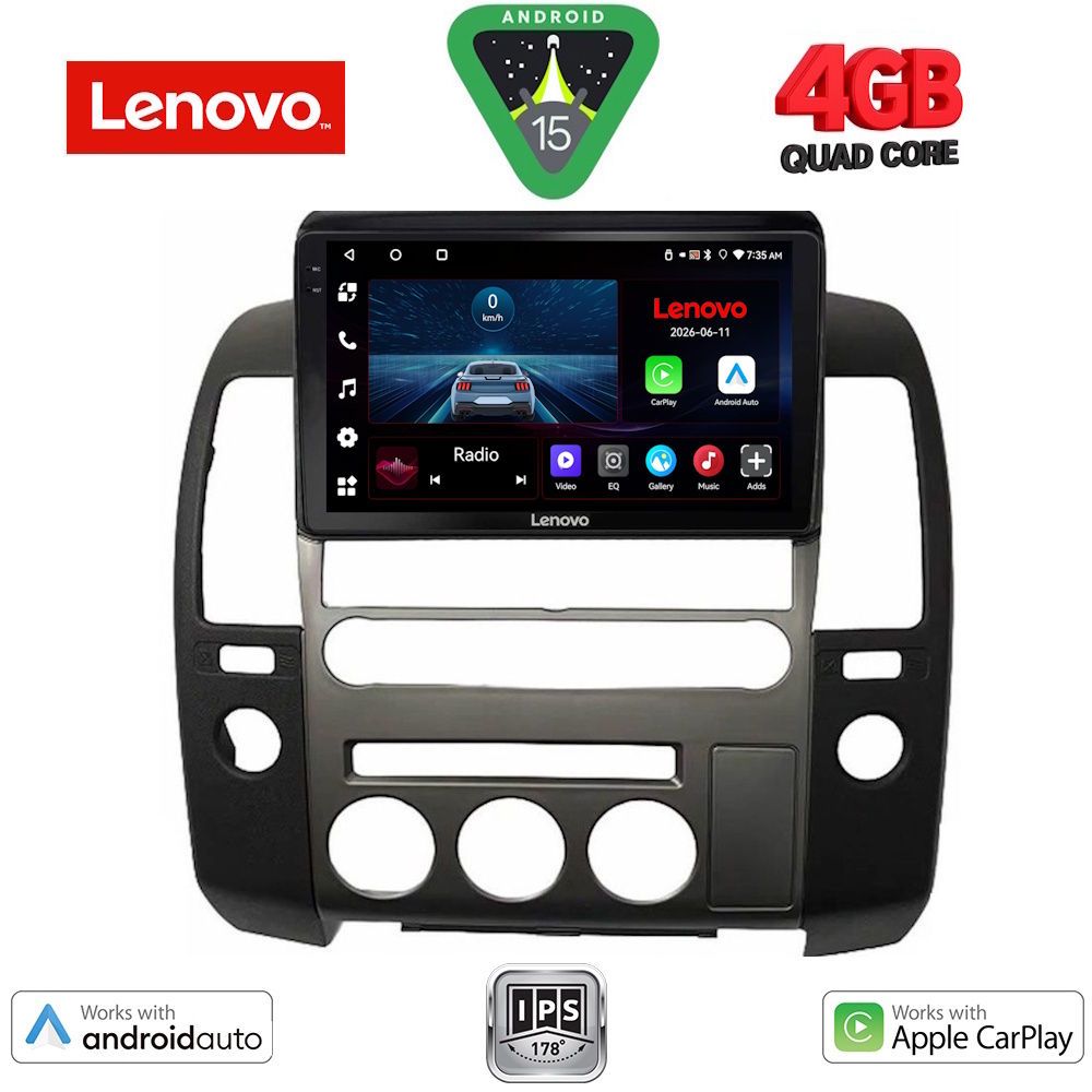Βλησαρούλης Car Center - LENOVO LVE 8454_CPAA (ORIG.NAVI) (9inc) MULTIMEDIA TABLET for NISSAN NAVARA D40 mod. 2006-2011 με Original Navi