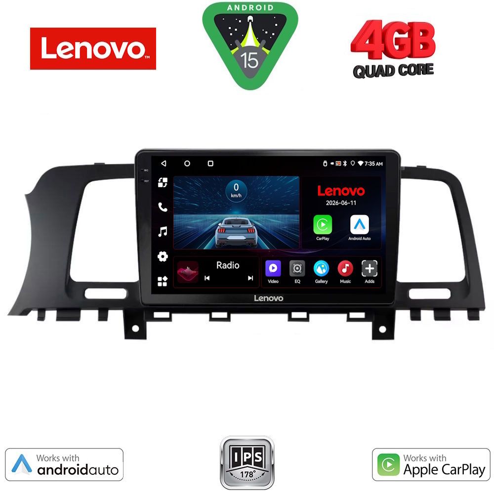 Βλησαρούλης Car Center - LENOVO LVE 8462_CPAA (9inc) MULTIMEDIA TABLET for NISSAN MURANO mod. 2007-2014