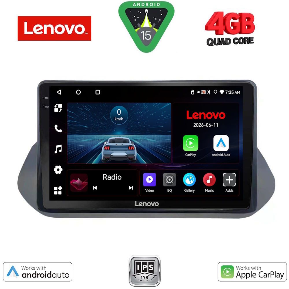 Βλησαρούλης Car Center - LENOVO LVE 8469_CPAA (10inc) MULTIMEDIA TABLET for NISSAN QASHQAI mod. 2021-2024
