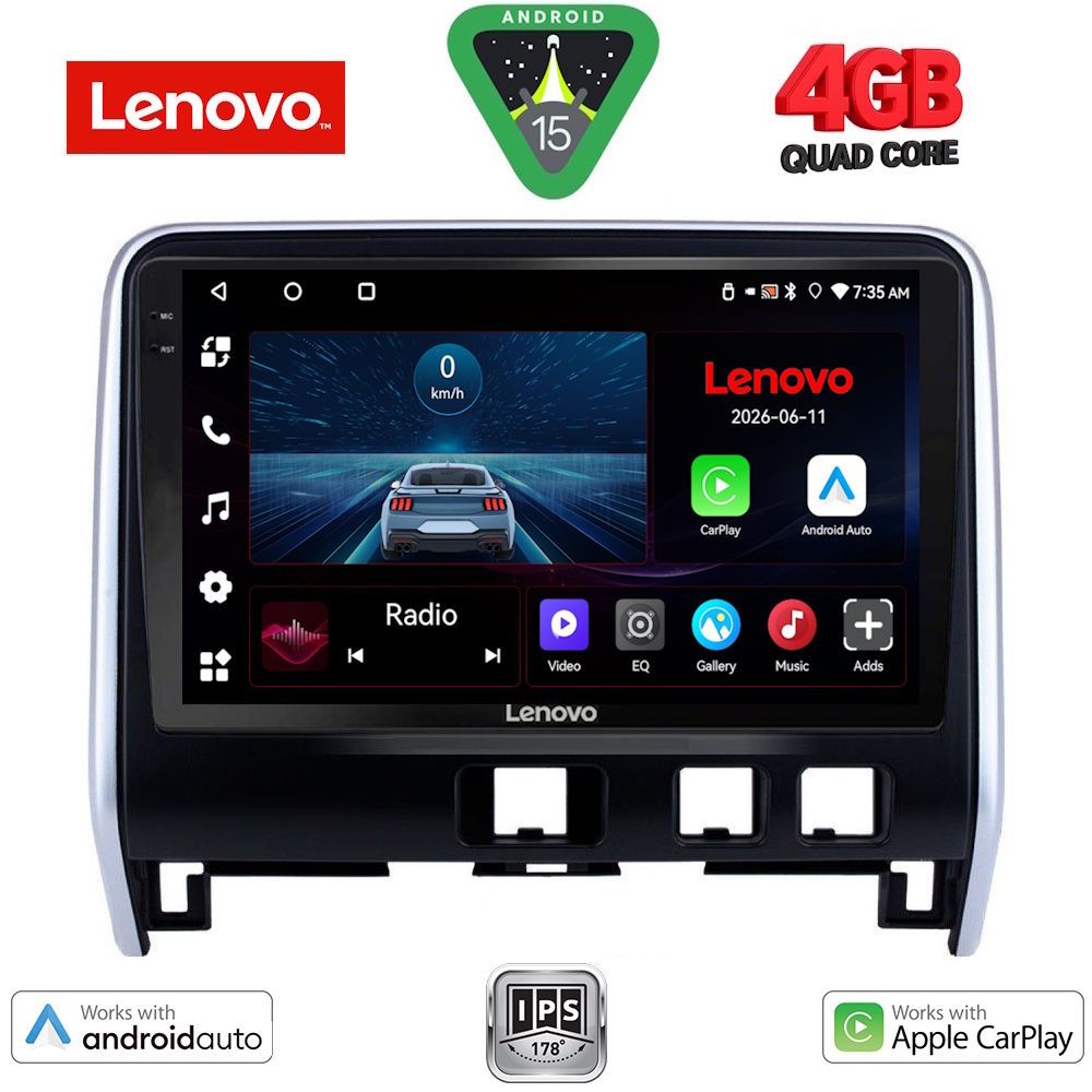 Βλησαρούλης Car Center - LENOVO LVE 8471_CPAA (10inc) MULTIMEDIA TABLET for NISSAN SERENA mod. 2016-2022