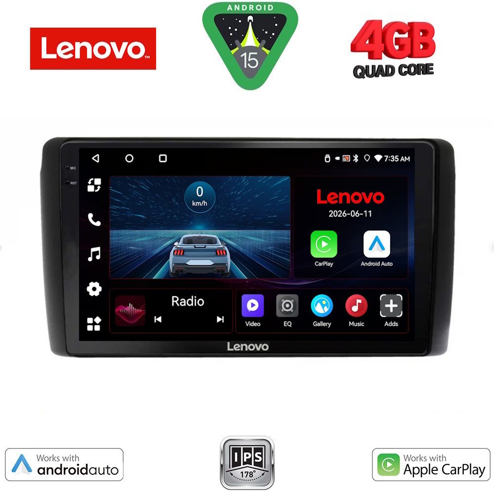 Βλησαρούλης Car Center - LENOVO LVE 8472_CPAA (9inc) MULTIMEDIA TABLET for NISSAN LEAF mod. 2009-2017