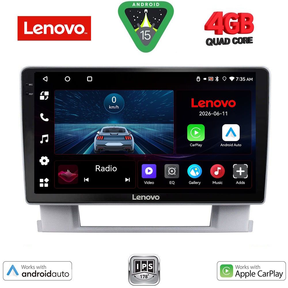 Βλησαρούλης Car Center - LENOVO LVE 8482_CPAA (9inc) MULTIMEDIA TABLET for OPEL ASTRA J  mod.2010-2016