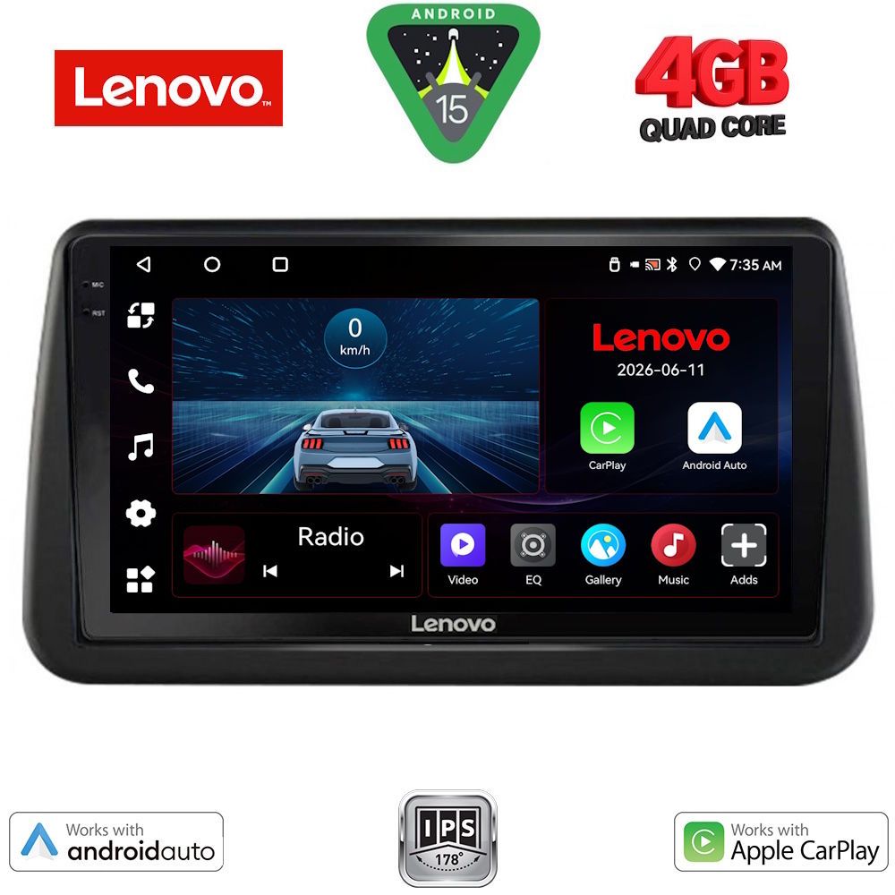 Βλησαρούλης Car Center - LENOVO LVE 8494_CPAA (9inc) MULTIMEDIA TABLET for OPEL MERIVA mod. 2010-2017