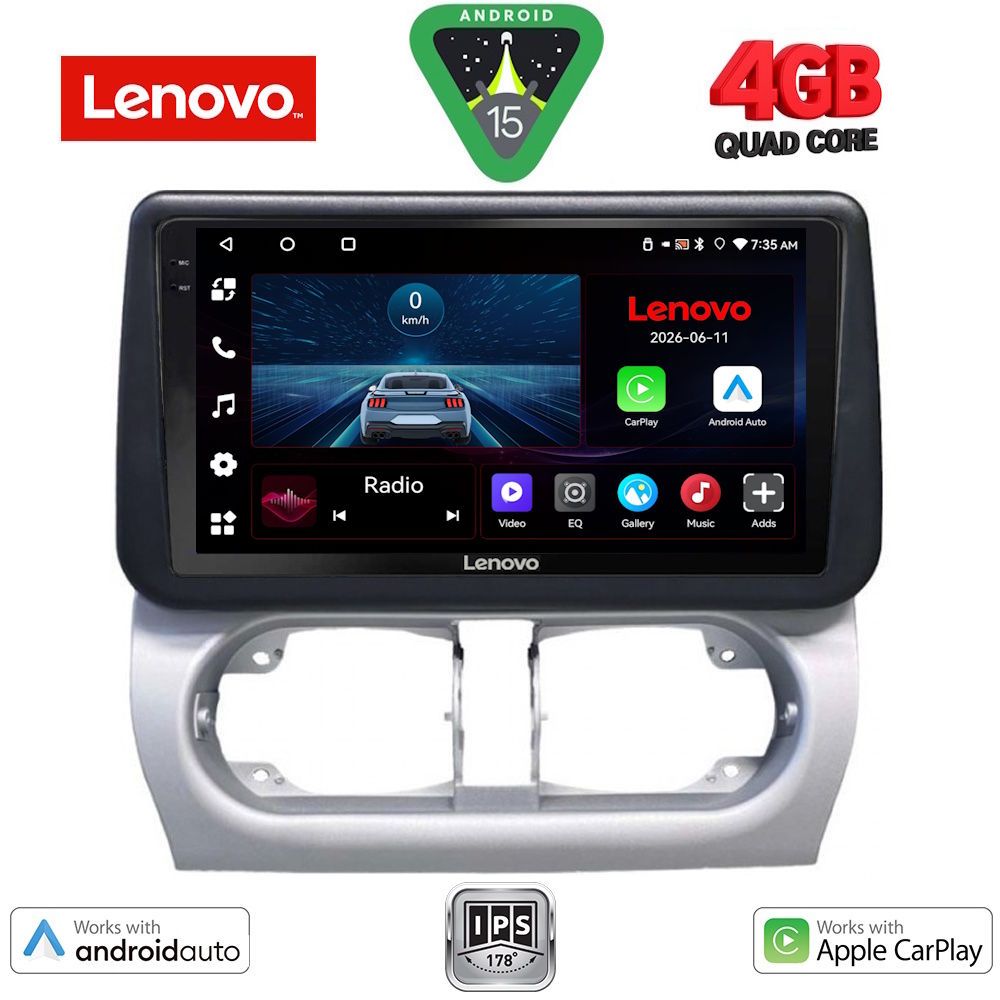 Βλησαρούλης Car Center - LENOVO LVE 8500_CPAA (9inc) MULTIMEDIA TABLET for OPEL CORSA C mod 2000-2006 - TIGRA mod. 2004-2009