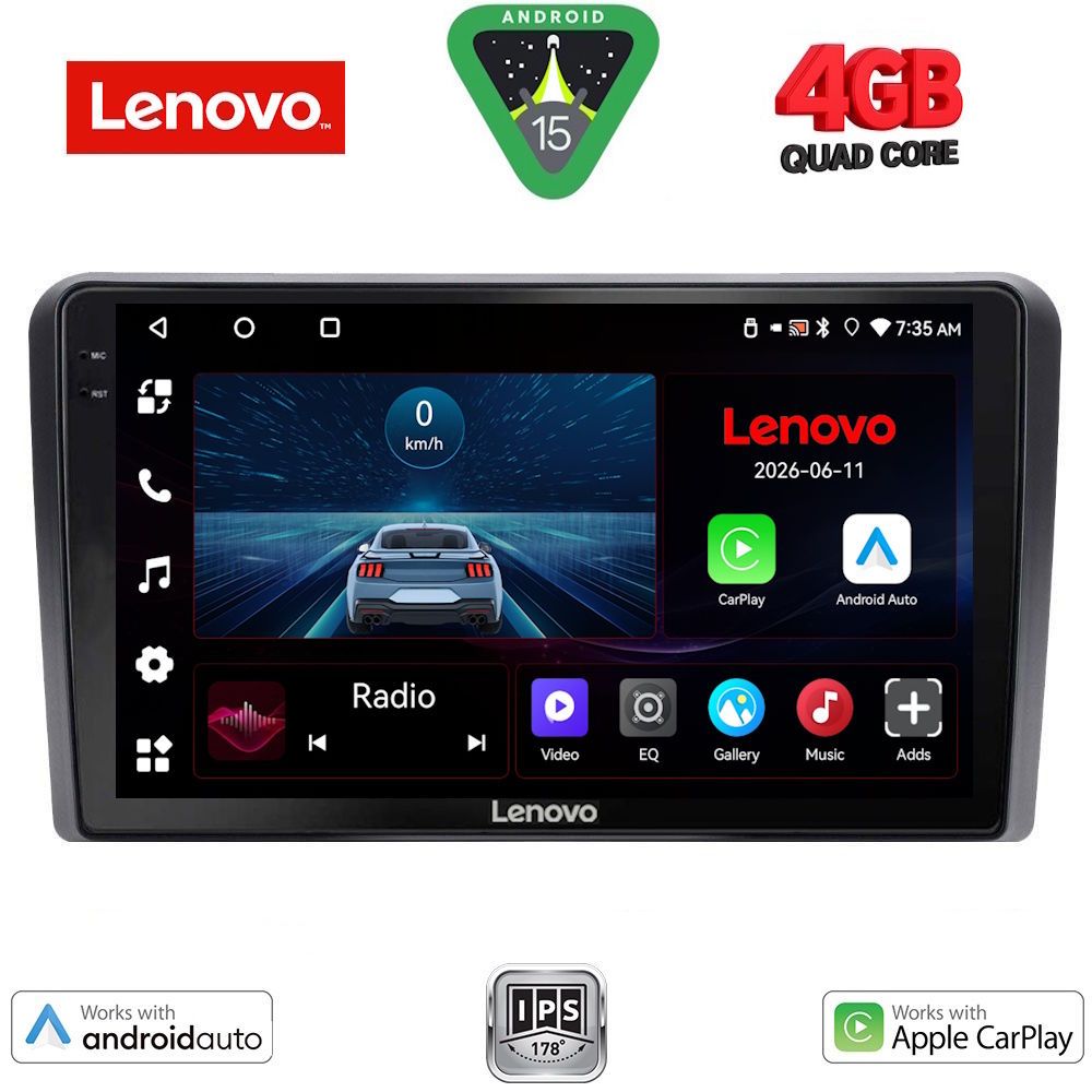Βλησαρούλης Car Center - LENOVO LVE 8510_CPAA (9inc) MULTIMEDIA TABLET for CITROEN - PEUGEOT - TOYOTA