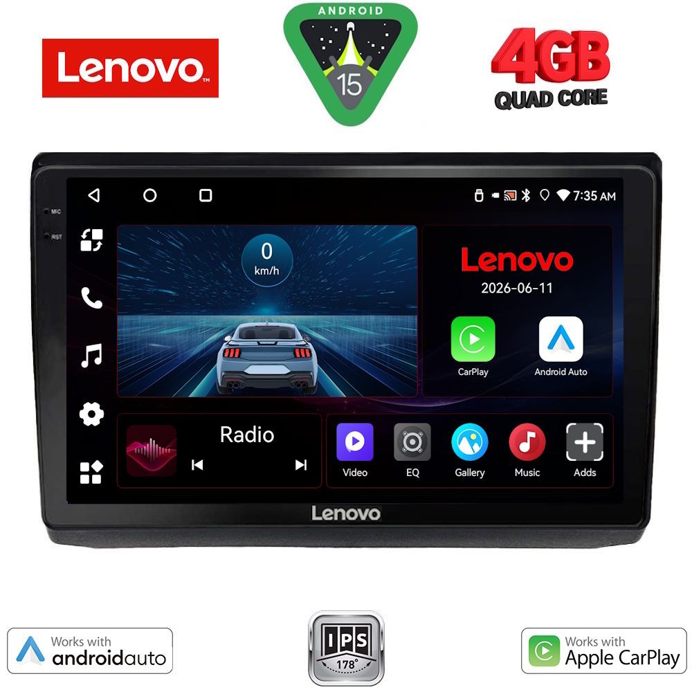 Βλησαρούλης Car Center - LENOVO LVE 8558_CPAA (10inc) MULTIMEDIA TABLET for OPEL VIVARO – RENAULT TRAFIC - NISSAN PRIMASTAR mod. 2004-2015