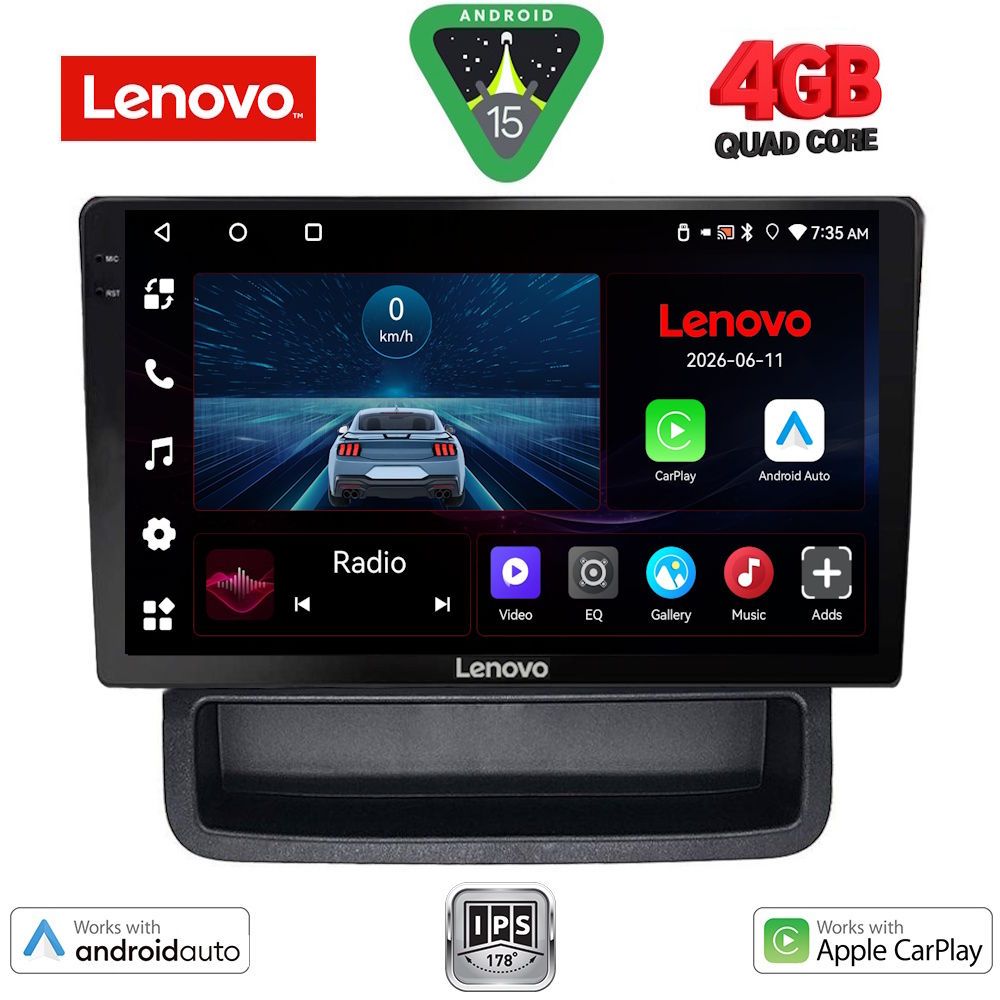 Βλησαρούλης Car Center - LENOVO LVE 8559_CPAA (10inc) MULTIMEDIA TABLET for OPEL VIVARO – RENAULT TRAFIC - NISSAN PRIMASTAR mod. 2004-2015