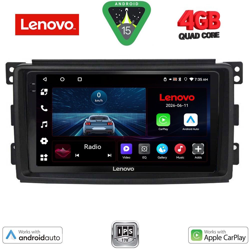 Βλησαρούλης Car Center - LENOVO LVE 8621_CPAA (9inc) MULTIMEDIA TABLET for SMART mod. 2007-2010