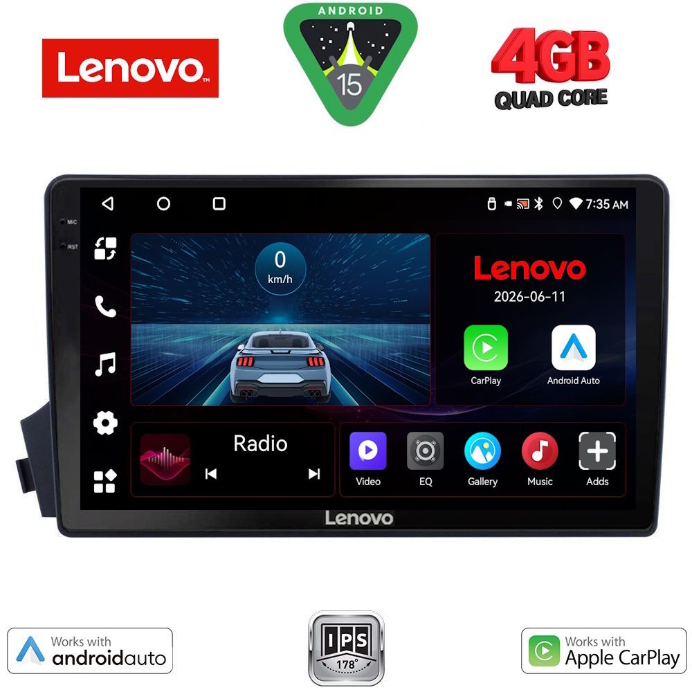 Βλησαρούλης Car Center - LENOVO LVE 8650_CPAA (9inc) MULTIMEDIA TABLET for SSANGYONG ACTYON - KYRON mod. 2006-2015