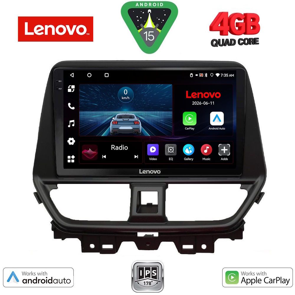 Βλησαρούλης Car Center - LENOVO LVE 8673_CPAA (9inc) MULTIMEDIA TABLET for SUZUKI BALENO mod. 2022-2026
