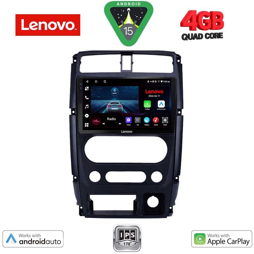 Βλησαρούλης Car Center - LENOVO LVE 8678_CPAA (9inc) MULTIMEDIA TABLET for SUZUKI JIMNY mod. 2007-2017