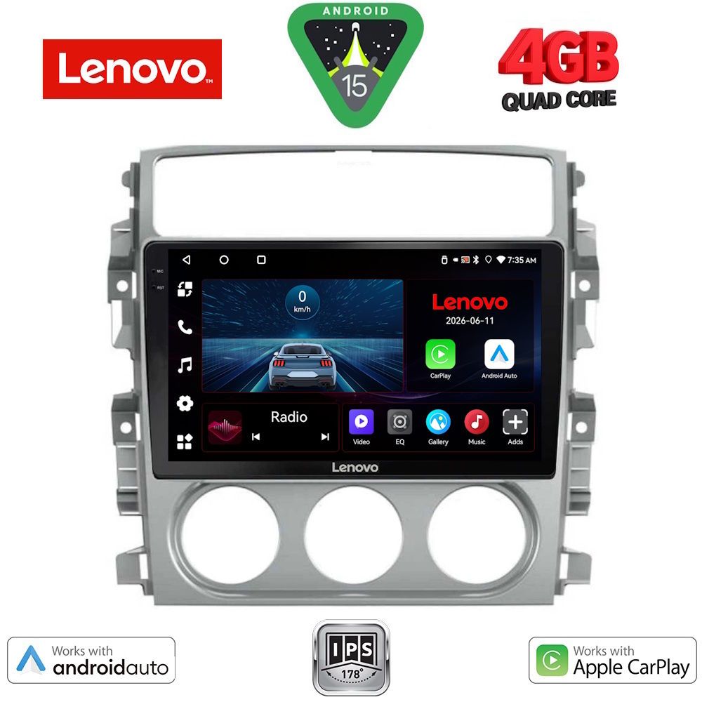 Βλησαρούλης Car Center - LENOVO LVE 8681_CPAA (9inc) MULTIMEDIA TABLET for SUZUKI LIANA mod. 2001-2007