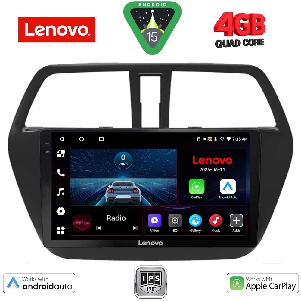 Βλησαρούλης Car Center - LENOVO LVE 8689_CPAA (9inc) MULTIMEDIA TABLET for SUZUKI SX4 S-CROSS mod. 2014-2021