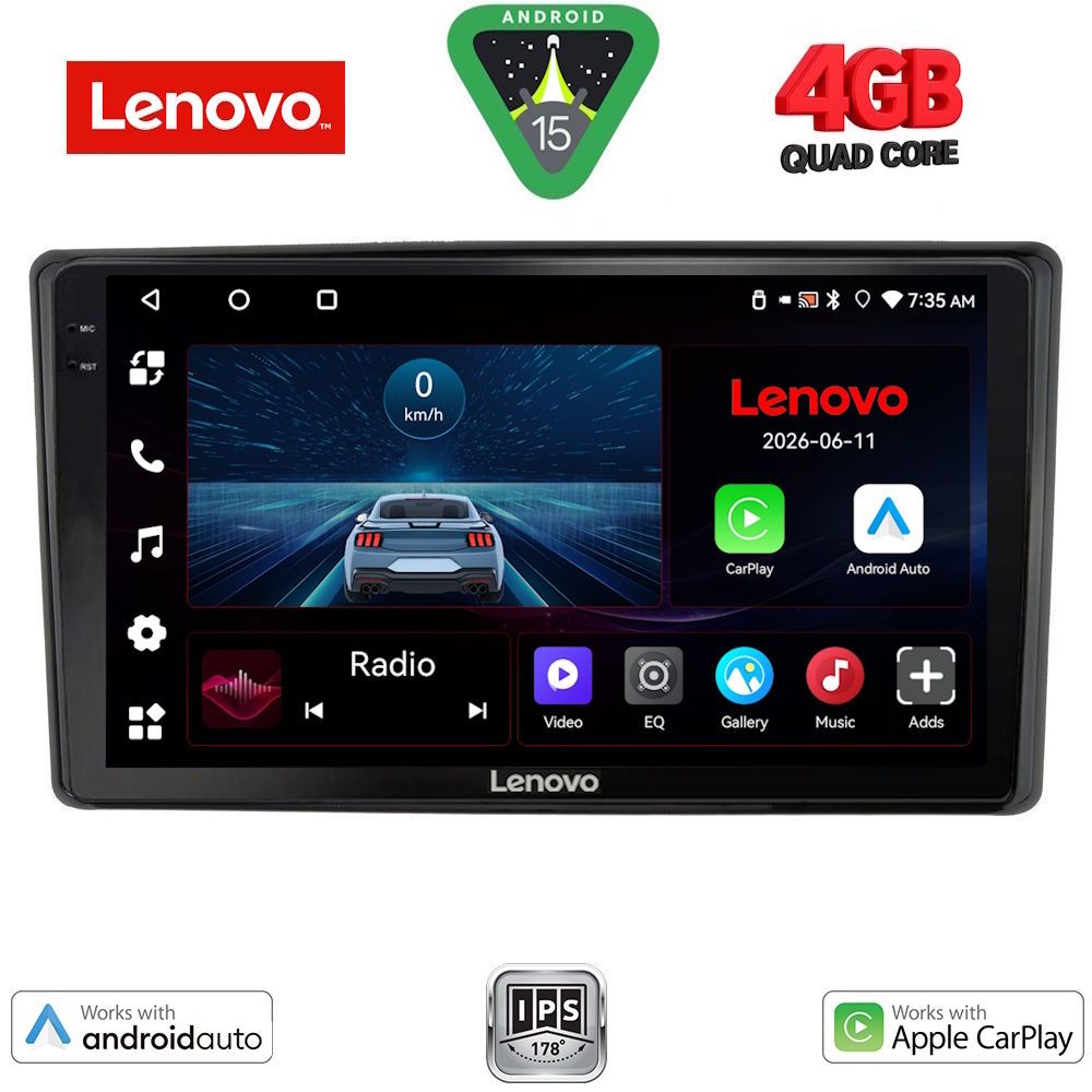 Βλησαρούλης Car Center - LENOVO LVE 8701_CPAA (10inc) MULTIMEDIA TABLET for TOYOTA RAIZE mod. 2020-2026