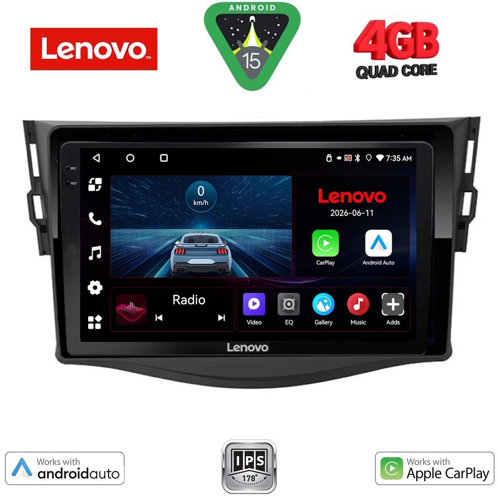 Βλησαρούλης Car Center - LENOVO LVE 8731_CPAA (9inc) MULTIMEDIA TABLET for TOYOTA RAV 4 mod. 2006-2012