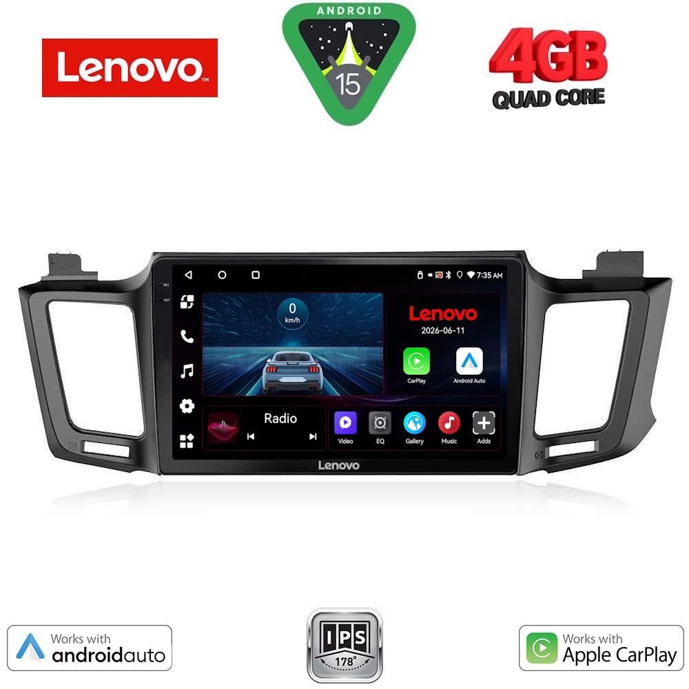 Βλησαρούλης Car Center - LENOVO LVE 8733_CPAA (10inc) MULTIMEDIA TABLET for TOYOTA RAV 4 mod. 2013-2019