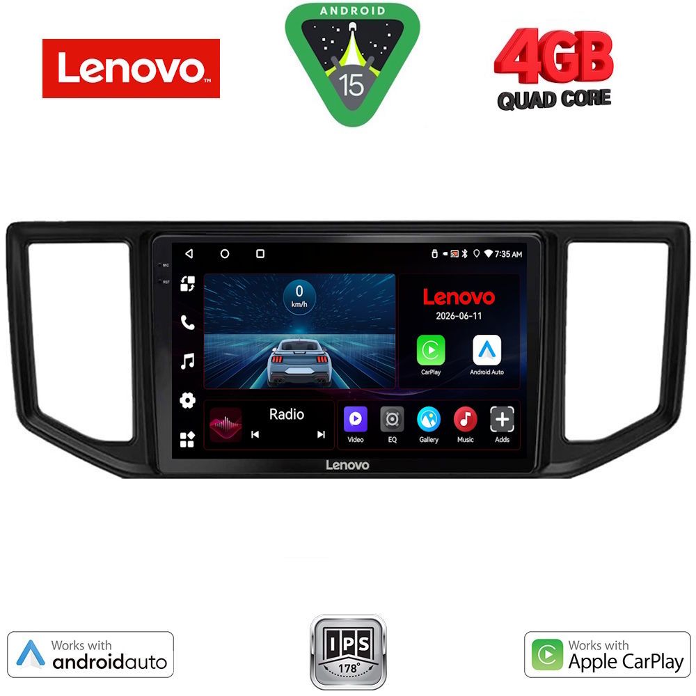 Βλησαρούλης Car Center - LENOVO LVE 8753_CPAA (10inc) MULTIMEDIA TABLET for VW CRAFTER mod. 2017-2026