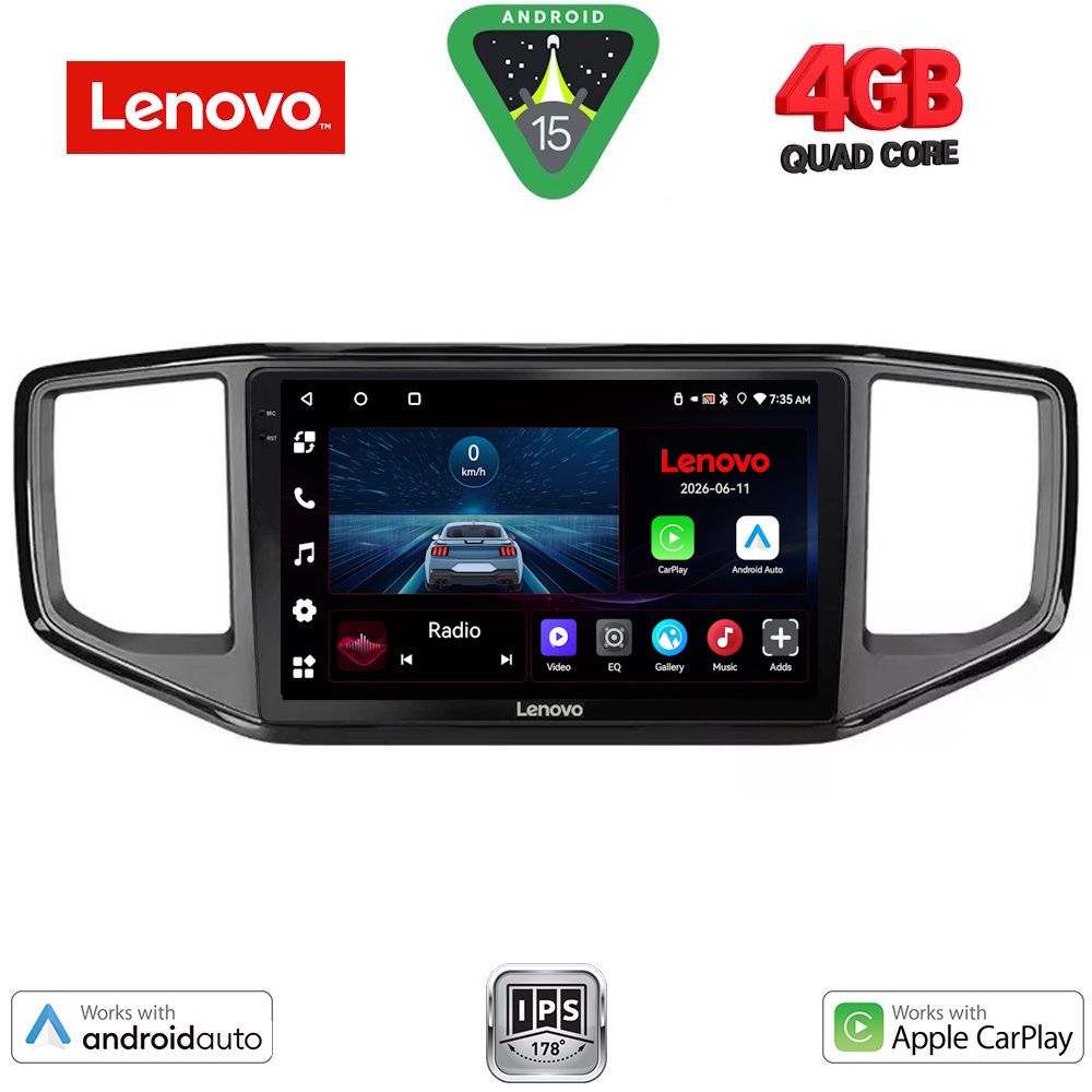 Βλησαρούλης Car Center - LENOVO LVE 8754_CPAA (9inc) MULTIMEDIA TABLET for VW AMAROK mod. 2017-2022