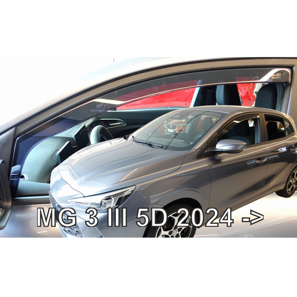 Βλησαρούλης Car Center - ΑΝΕΜΟΘΡΑΥΣΤΕΣ ΓΙΑ MG MG3 III 5D 2024+ ΣΕΤ ΑΥΤΟΚΙΝΗΤΟΥ ΑΠΟ ΕΥΚΑΜΠΤΟ ΦΙΜΕ ΠΛΑΣΤΙΚΟ HEKO - 4 ΤΕΜ