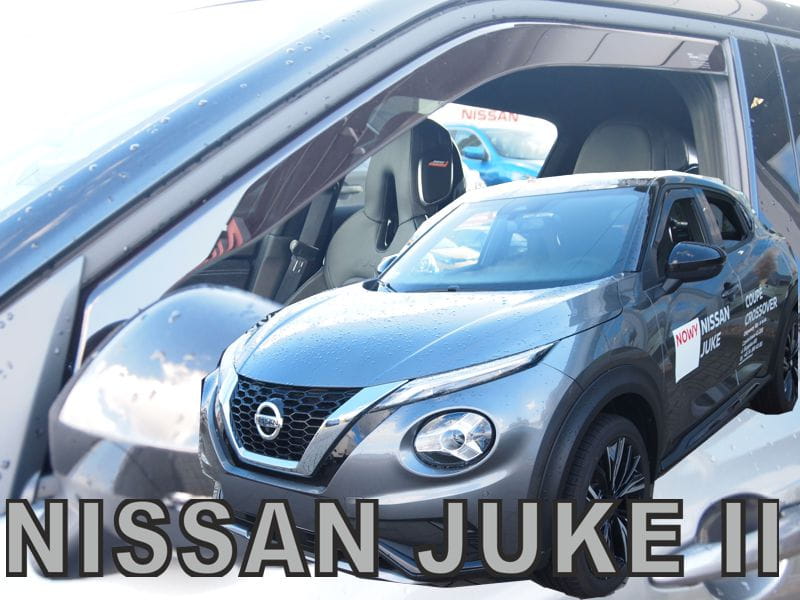 Βλησαρούλης Car Center - ΑΝΕΜΟΘΡΑΥΣΤΕΣ ΓΙΑ NISSAN JUKE 5D 2019+ ΖΕΥΓΑΡΙ ΑΠΟ ΕΥΚΑΜΠΤΟ ΦΙΜΕ ΠΛΑΣΤΙΚΟ HEKO - 2 ΤΕΜ.