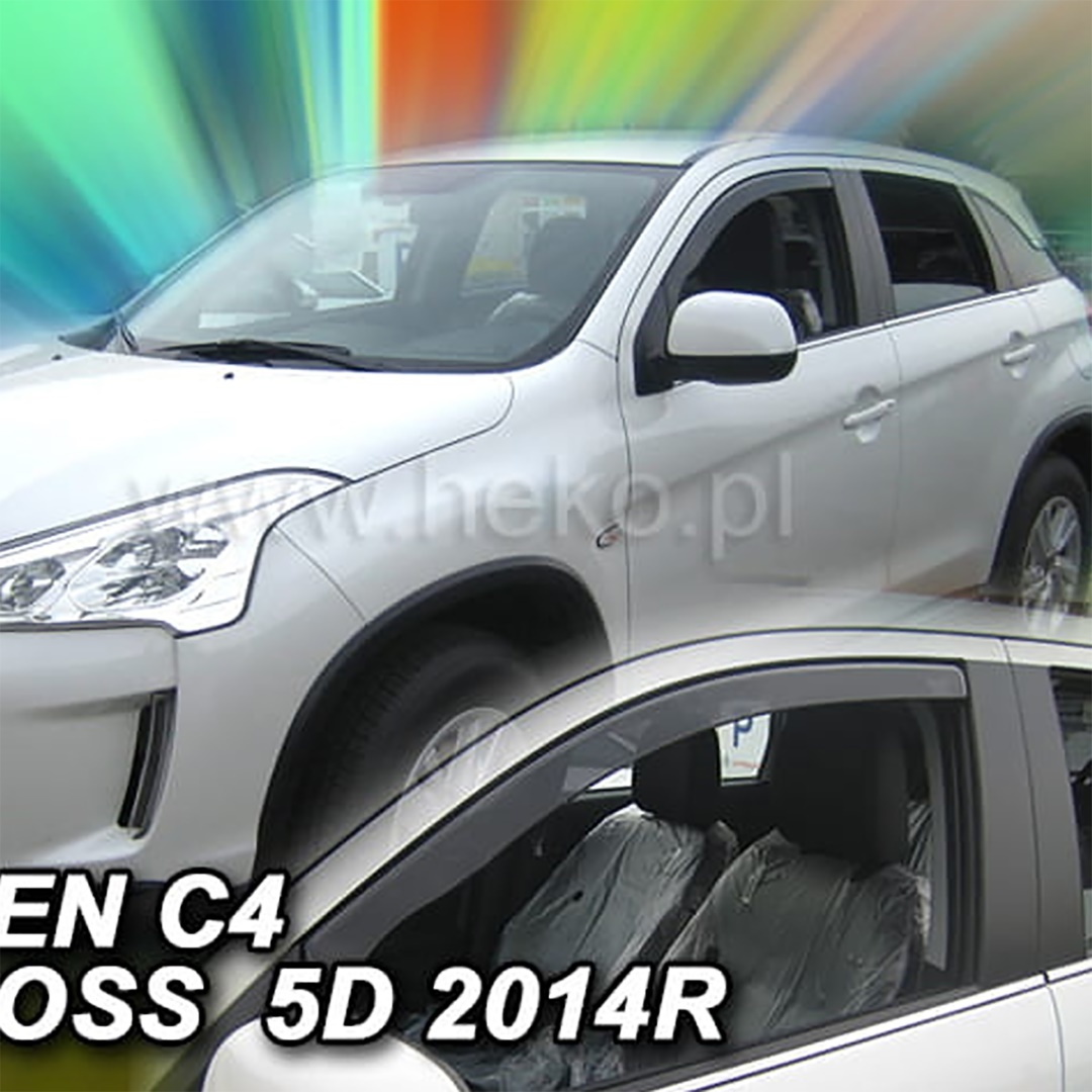 Βλησαρούλης Car Center - ΑΝΕΜΟΘΡΑΥΣΤΕΣ ΓΙΑ CITROEN C4 AIRCROSS 5D 2012 ΖΕΥΓΑΡΙ ΑΠΟ ΕΥΚΑΜΠΤΟ ΦΙΜΕ ΠΛΑΣΤΙΚΟ HEKO - 2 ΤΕΜ.
