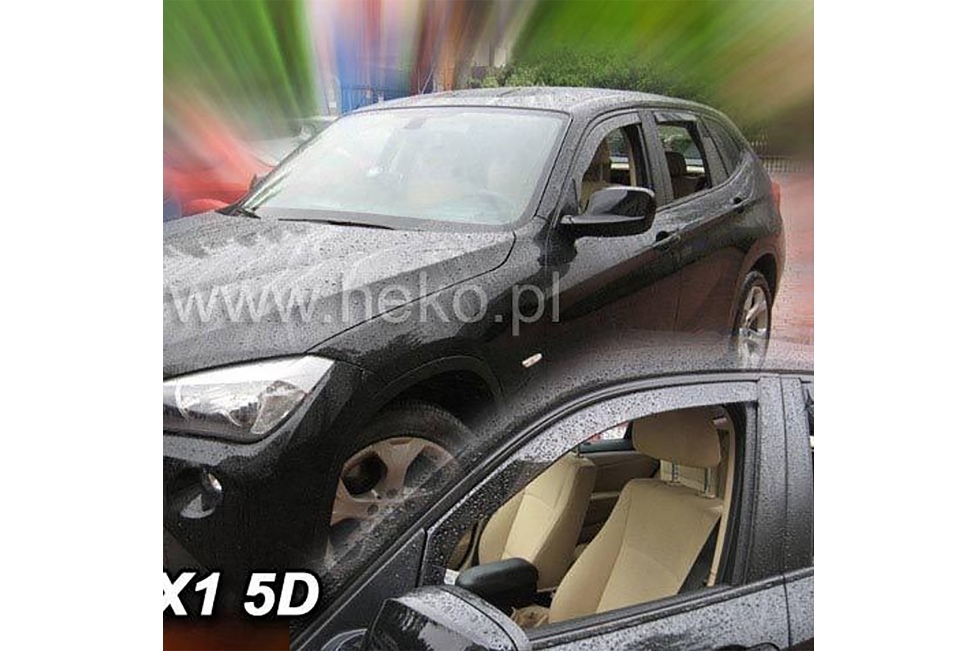 Βλησαρούλης Car Center - ΑΝΕΜΟΘΡΑΥΣΤΕΣ ΓΙΑ BMW X1 E84 5D 2009-2016 ΖΕΥΓΑΡΙ ΑΠΟ ΕΥΚΑΜΠΤΟ ΦΙΜΕ ΠΛΑΣΤΙΚΟ HEKO - 2 ΤΕΜ.