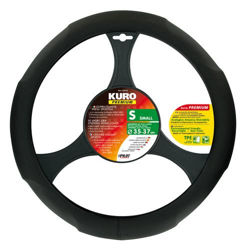 Βλησαρούλης Car Center - Lampa Κάλυμμα Τιμονιού Αυτοκινήτου Kuro 35-37εκ.Εργονομικές λαβές έντονα πιασίματα Ultra-soft Skeentex Μαύρο 1-τεμ. (L3311.2)