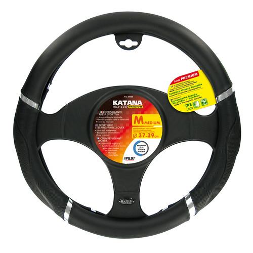 Βλησαρούλης Car Center - ΚΑΛΥΜΜΑ ΤΙΜΟΝΙΟΥ KATANA ΧΡΩΜΑ ΜΑΥΡΟ ΜΕ ΧΡΩΜΙΩΜΕΝΟ ΣΧΕΔΙΟ ΚΑΙ ΑΝΑΓΛΥΦΗ ΥΦΗ ΜΕ ΕΡΓΟΝΟΜΙΚΗ ΛΑΒΗ ΑΟΣΜΟ ΟΙΚΟΛΟΓΙΚΟ/ ΜΗ ΤΟΞΙΚΟ/ ΑΝΑΚΥΚΛΩΣΙΜΟ ΥΛΙΚΟ