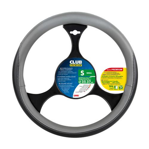 Βλησαρούλης Car Center - Lampa Κάλυμμα Τιμονιού Αυτοκινήτου Club Premium 35-37εκ.  Άοσμο Μαλακό  Ultra soft Skeentex Μαύρο Γκρι 1-τεμ. (L3311.6)