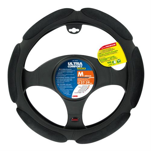 Βλησαρούλης Car Center - Lampa Κάλυμμα Τιμονιού Αυτοκινήτου Ultra-Comfort 37-39εκ. Άοσμο Μαλακό Skeentex με έντονες επενδεδυμένες λαβές από μικροΐνες. 1-τεμ. (L3312.3)