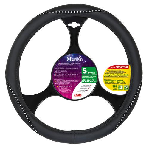 Βλησαρούλης Car Center - ΚΑΛΥΜΜΑ ΤΙΜΟΝΙΟΥ MERILYN 35/37 cm ΜΑΥΡΟ ME ΔΙΑΦΑΝΑ STRASS (ΑΟΣΜΟ ΟΙΚΟΛΟΓΙΚΟ/ΜΗ ΤΟΞΙΚΟ/ΑΝΑΚΥΚΛΩΣΙΜΟ ΥΛΙΚΟ)