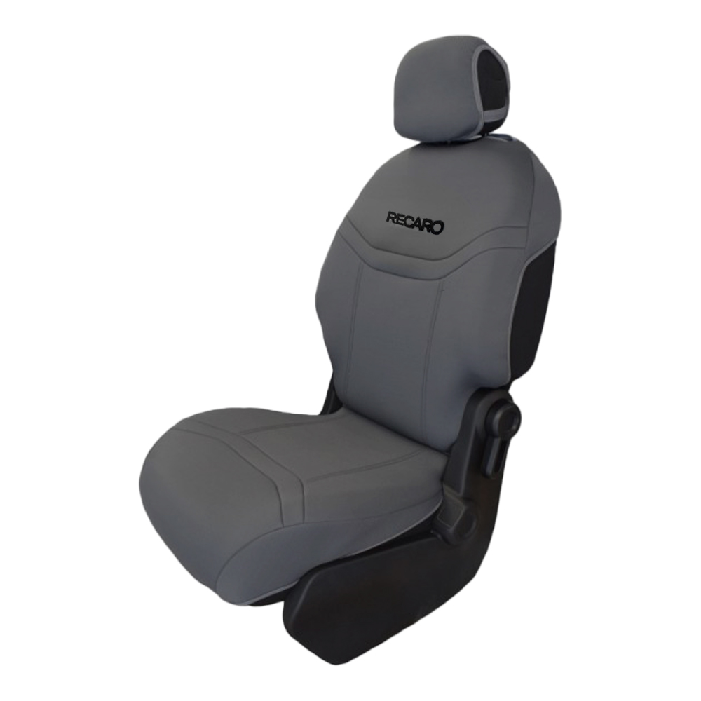 Βλησαρούλης Car Center - ΗΜΙΚΑΛΥΜΜΑΤΑ ΚΑΘΙΣΜΑΤΩΝ BUCKET RECARO ΓΚΡΙ ΜΕ ΥΠΟΔΟΧΗ ΠΡΟΣΚΕΦΑΛΟΥ ΜΕ VELCRO ΚΑΙ ΠΡΟΣΚΕΦΑΛΑ 2ΤΕΜ.