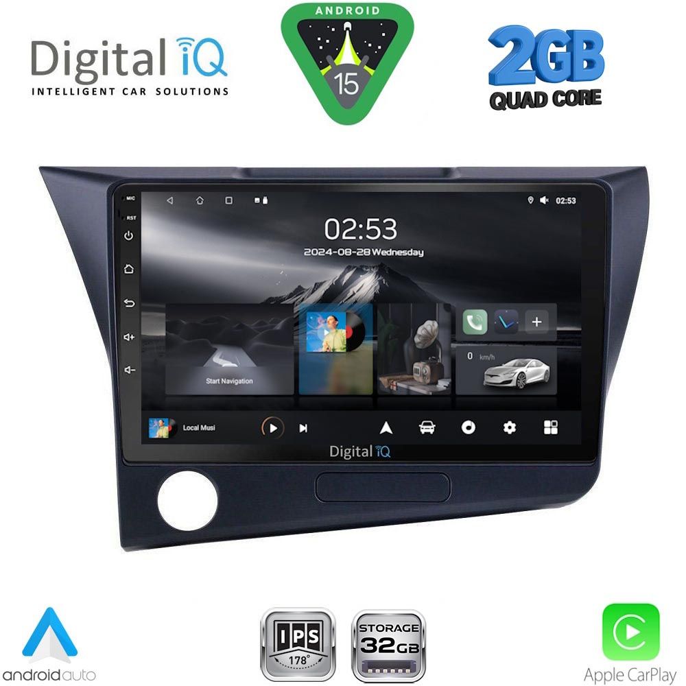 Βλησαρούλης Car Center - DIGITAL IQ RSD 1203_CPA (9inc) MULTIMEDIA TABLET for HONDA CRZ mod. 2010-2016