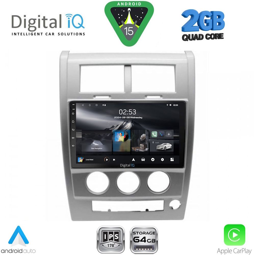 Βλησαρούλης Car Center - DIGITAL IQ RSD 1270_CPA (10inc) MULTIMEDIA TABLET for JEEP CHEROKEE – LIBERTY mod. 2007-2014