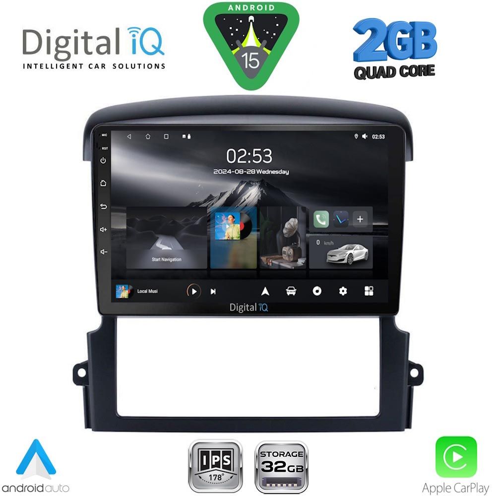 Βλησαρούλης Car Center - DIGITAL IQ RSD 1317_CPA (9inc) MUTIMEDIA MULTIMEDIA TABLET for KIA SORENTO mod. 2006-2009