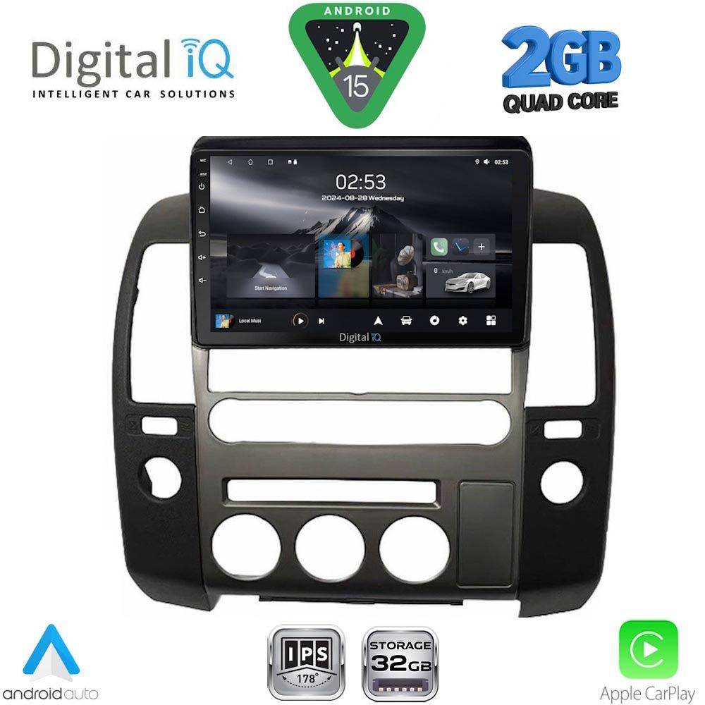 Βλησαρούλης Car Center - DIGITAL IQ RSD 1454_CPA (ORIG.NAVI) (9inc) MULTIMEDIA TABLET for NISSAN NAVARA D40 mod. 2006-2016 με Original Navi