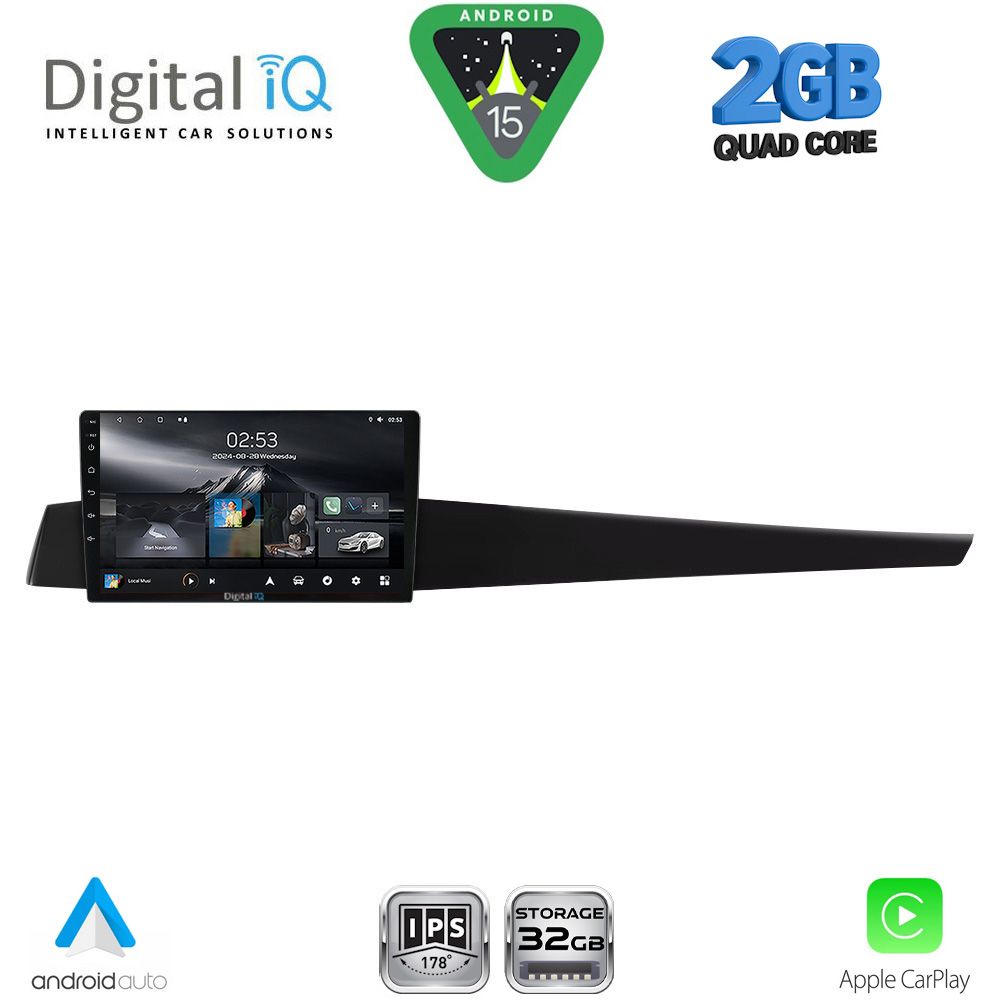 Βλησαρούλης Car Center - DIGITAL IQ RSD 1552_CPA (9inc) MULTIMEDIA TABLET for RENAULT LAGUNA mod. 2007-2015
