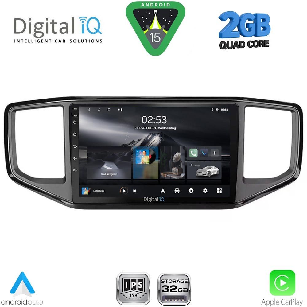 Βλησαρούλης Car Center - DIGITAL IQ RSD 1754_CPA (9inc) MULTIMEDIA TABLET for VW AMAROK mod. 2017-2022