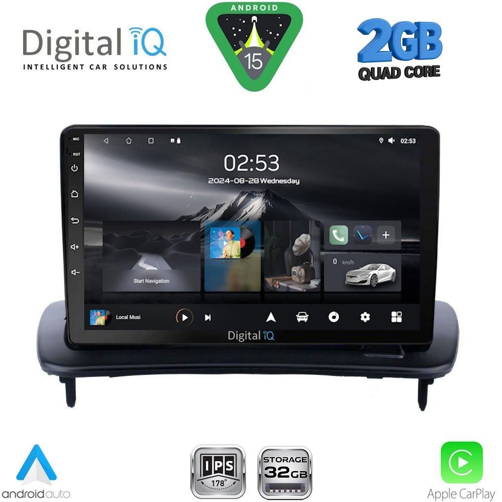 Βλησαρούλης Car Center - DIGITAL IQ RSD 1783_CPA (9inc) MULTIMEDIA TABLET for VOLVO C30 - S40 mod. 2005-2013