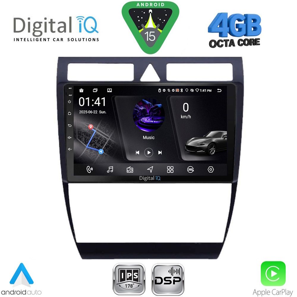 Βλησαρούλης Car Center - DIGITAL IQ RSG 6006_CPA (9inc) MULTIMEDIA TABLET for AUDI A6 mod. 1998-2005