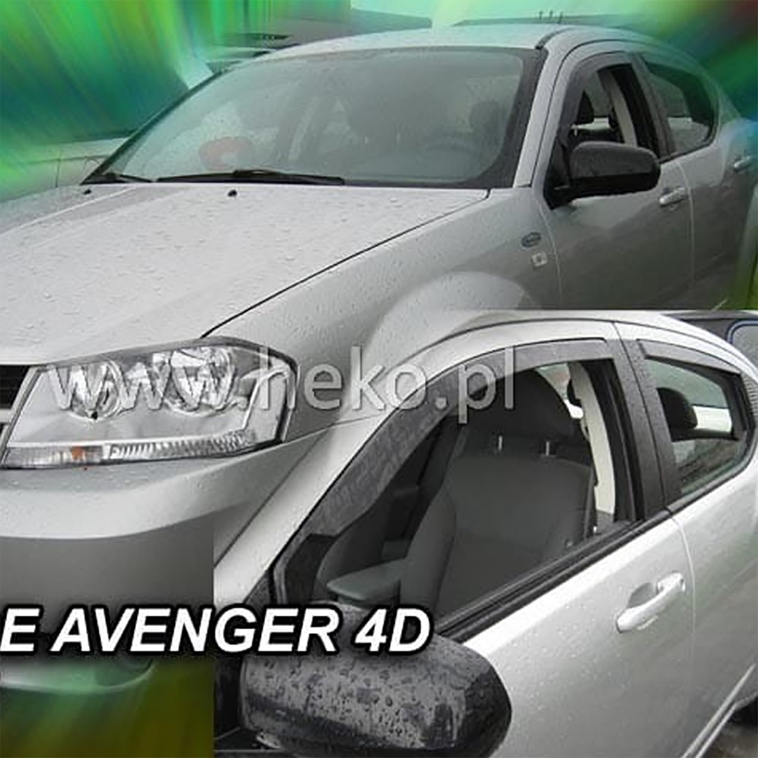 Βλησαρούλης Car Center - ΑΝΕΜΟΘΡΑΥΣΤΕΣ ΓΙΑ DODGE AVENGER 4D 2008-2014 ΖΕΥΓΑΡΙ ΑΠΟ ΕΥΚΑΜΠΤΟ ΦΙΜΕ ΠΛΑΣΤΙΚΟ HEKO - 2 ΤΕΜ.