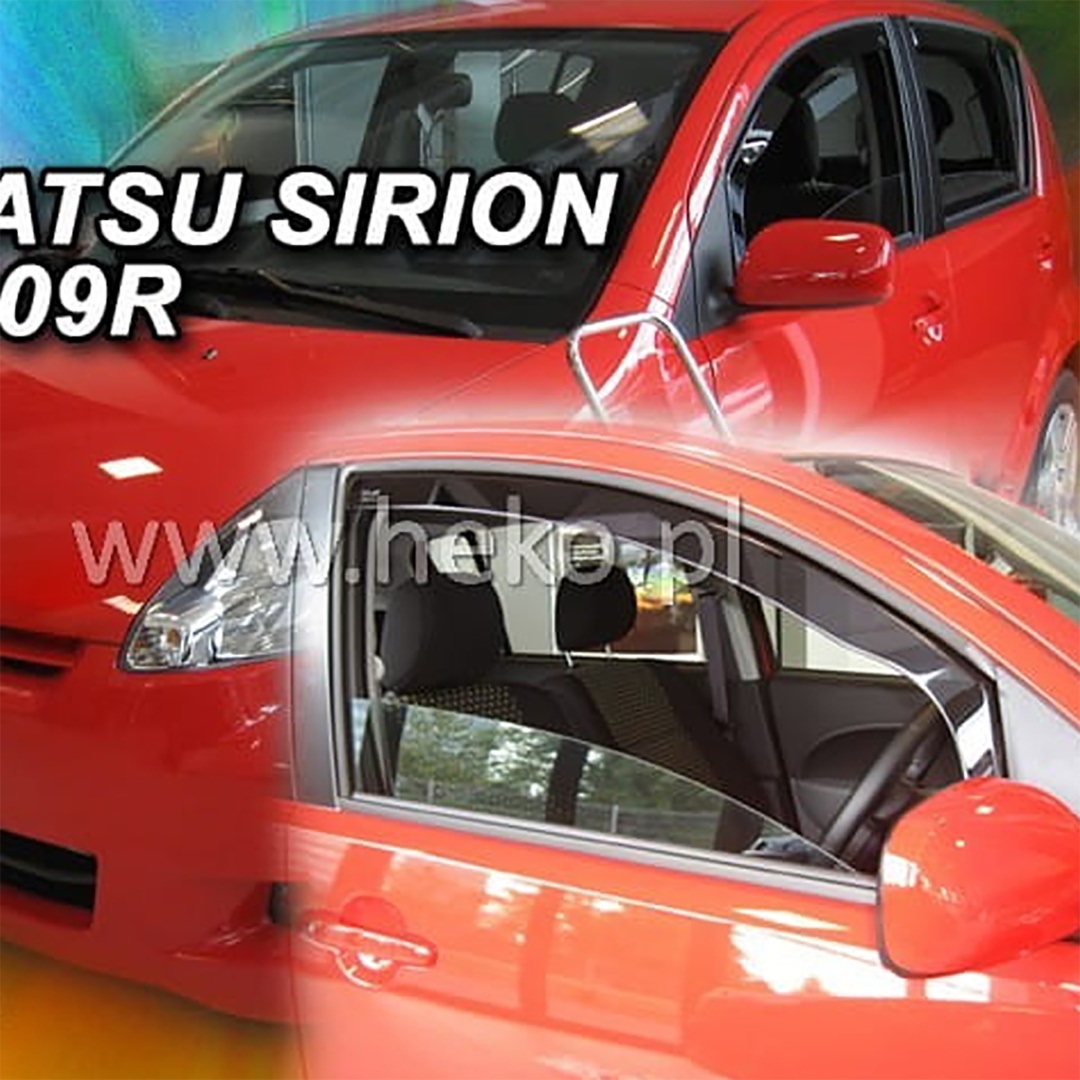Βλησαρούλης Car Center - ΑΝΕΜΟΘΡΑΥΣΤΕΣ ΓΙΑ DAIHATSU SIRION 5D 2005-2010 ΖΕΥΓΑΡΙ ΑΠΟ ΕΥΚΑΜΠΤΟ ΦΙΜΕ ΠΛΑΣΤΙΚΟ HEKO - 2 ΤΕΜ.