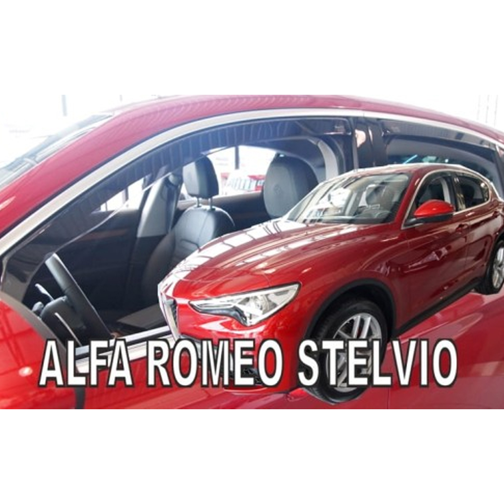 Βλησαρούλης Car Center - ΑΝΕΜΟΘΡΑΥΣΤΕΣ ΓΙΑ ALFA ROMEO STELVIO 5D 2017+ ΣΕΤ ΑΥΤΟΚΙΝΗΤΟΥ ΑΠΟ ΕΥΚΑΜΠΤΟ ΦΙΜΕ ΠΛΑΣΤΙΚΟ HEKO - 4 ΤΕΜ.
