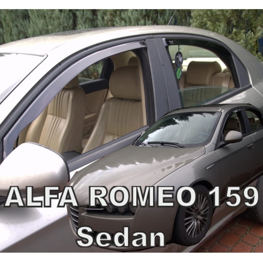 Βλησαρούλης Car Center - ΑΝΕΜΟΘΡΑΥΣΤΕΣ ΓΙΑ ALFA ROMEO 159 4D SEDAN 2005-2011 ΣΕΤ ΑΥΤΟΚΙΝΗΤΟΥ ΑΠΟ ΕΥΚΑΜΠΤΟ ΦΙΜΕ ΠΛΑΣΤΙΚΟ HEKO - 4 ΤΕΜ.