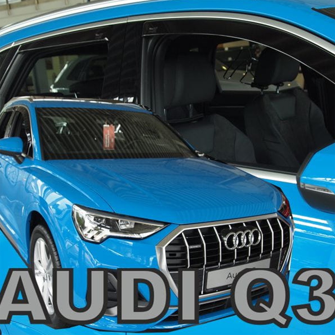 Βλησαρούλης Car Center - ΑΝΕΜΟΘΡΑΥΣΤΕΣ ΓΙΑ AUDI Q3 5D 2018+ ΣΕΤ ΑΥΤΟΚΙΝΗΤΟΥ ΑΠΟ ΕΥΚΑΜΠΤΟ ΦΙΜΕ ΠΛΑΣΤΙΚΟ HEKO - 4 ΤΕΜ.
