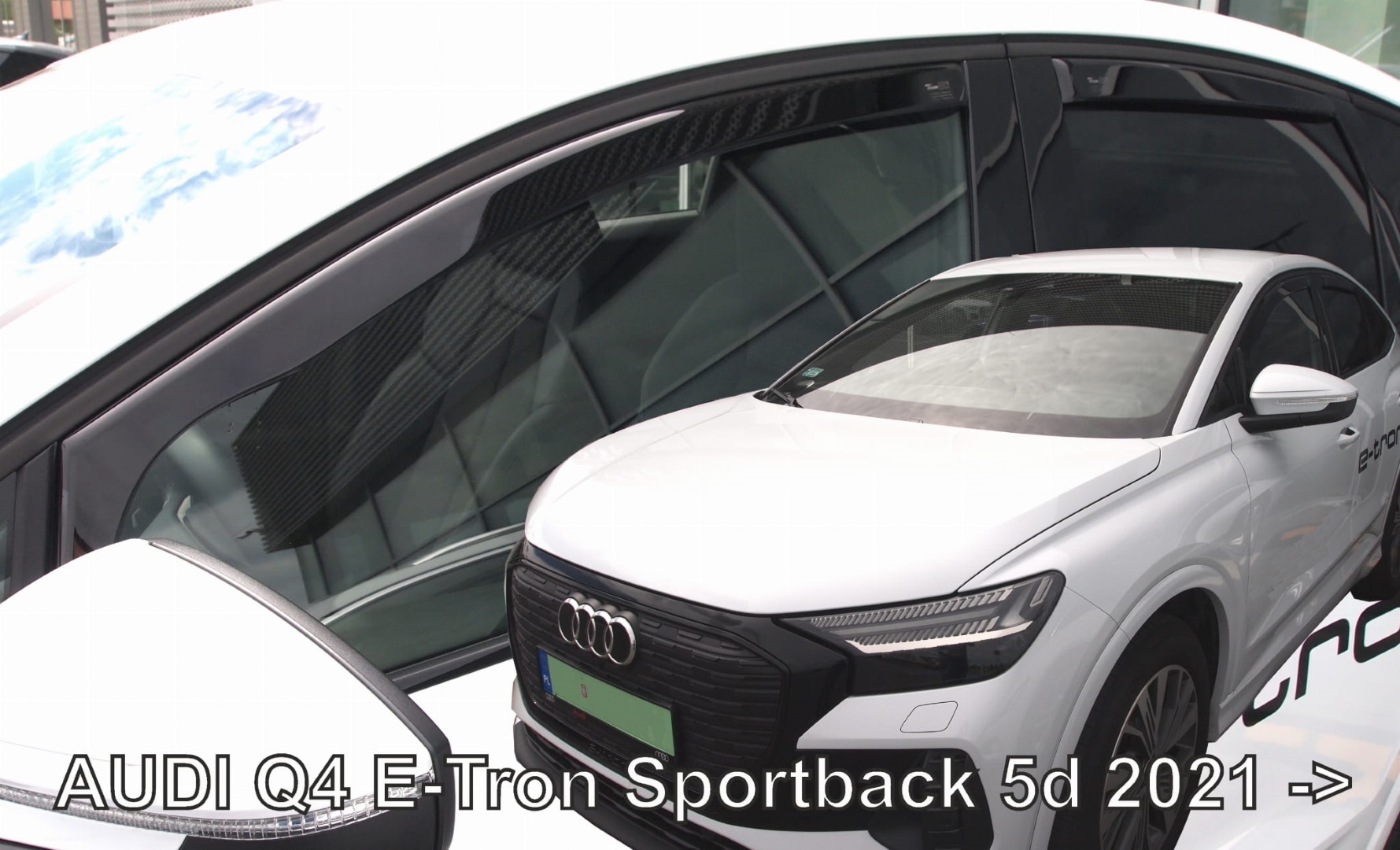 Βλησαρούλης Car Center - ΑΝΕΜΟΘΡΑΥΣΤΕΣ ΓΙΑ AUDI Q4 E-TRON SPORTBACK 5D 2021+  ΣΕΤ ΑΥΤΟΚΙΝΗΤΟΥ ΑΠΟ ΕΥΚΑΜΠΤΟ ΦΙΜΕ ΠΛΑΣΤΙΚΟ HEKO - 4 ΤΕΜ.