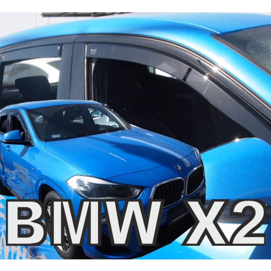 Βλησαρούλης Car Center - ΑΝΕΜΟΘΡΑΥΣΤΕΣ ΓΙΑ BMW X2 F39 5D 2018+ ΣΕΤ ΑΥΤΟΚΙΝΗΤΟΥ ΑΠΟ ΕΥΚΑΜΠΤΟ ΦΙΜΕ ΠΛΑΣΤΙΚΟ HEKO - 4 ΤΕΜ.