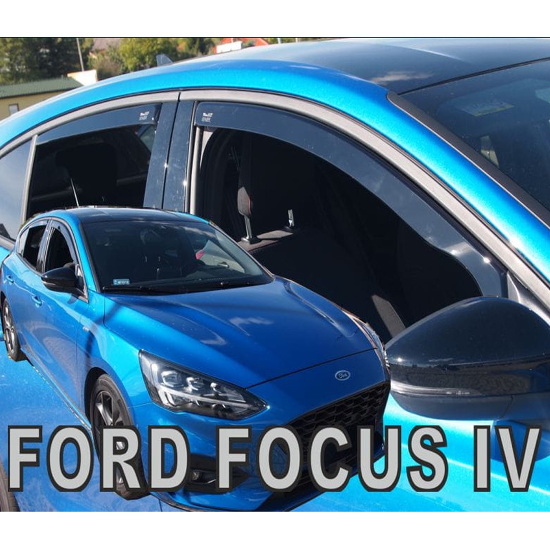 Βλησαρούλης Car Center - ΑΝΕΜΟΘΡΑΥΣΤΕΣ ΓΙΑ FORD FOCUS MK4 5D HB 2018+ ΣΕΤ ΑΥΤΟΚΙΝΗΤΟΥ ΑΠΟ ΕΥΚΑΜΠΤΟ ΦΙΜΕ ΠΛΑΣΤΙΚΟ HEKO - 4 ΤΕΜ.