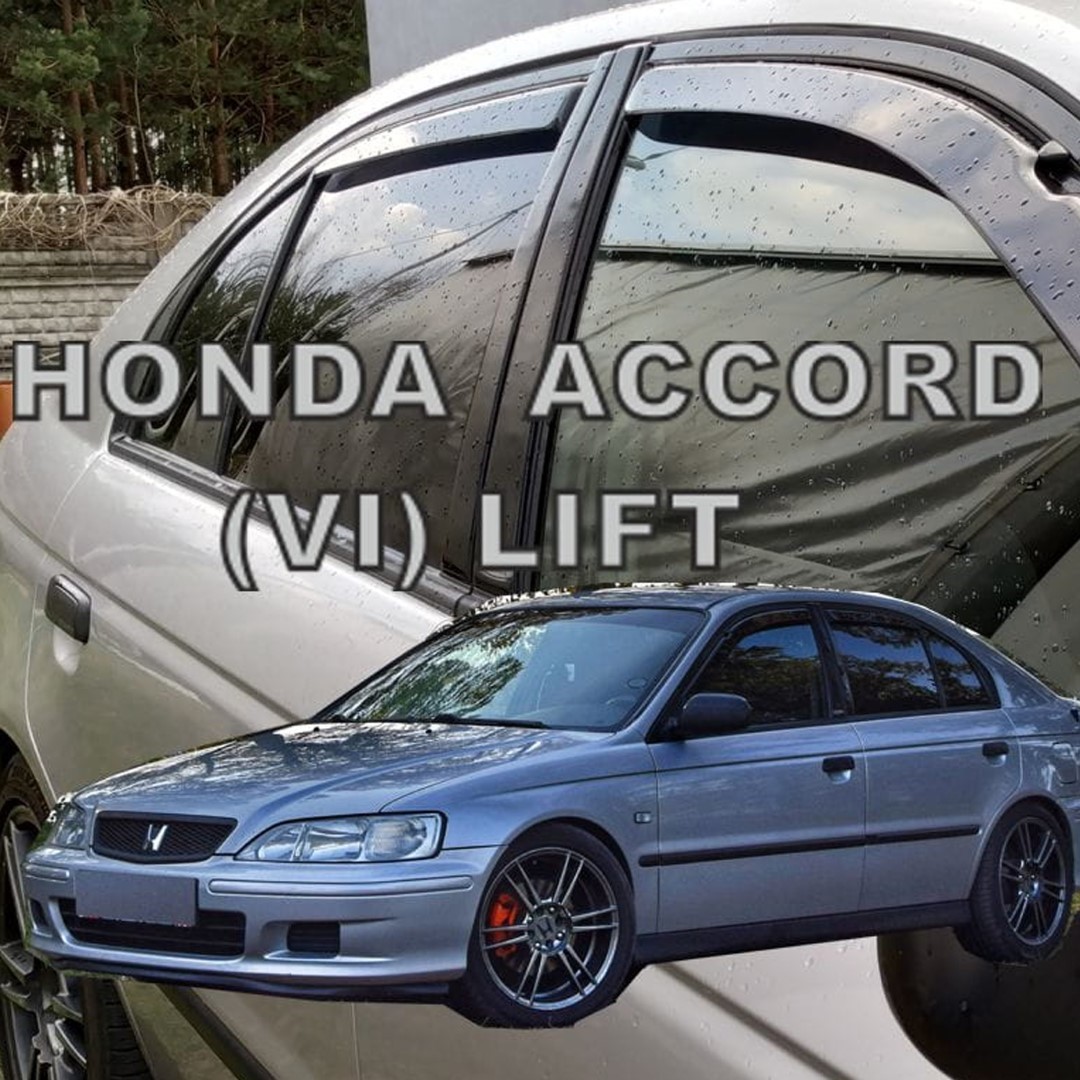 Βλησαρούλης Car Center - ΑΝΕΜΟΘΡΑΥΣΤΕΣ ΓΙΑ HONDA ACCORD VI 5D LTB 1998-2003 ΣΕΤ ΑΥΤΟΚΙΝΗΤΟΥ ΑΠΟ ΕΥΚΑΜΠΤΟ ΦΙΜΕ ΠΛΑΣΤΙΚΟ HEKO - 4 ΤΕΜ.